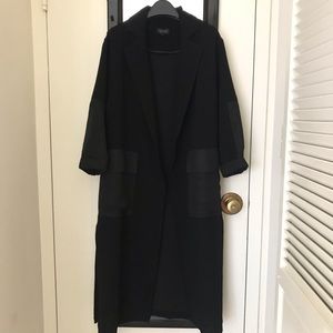 Topshop Long Black Coat